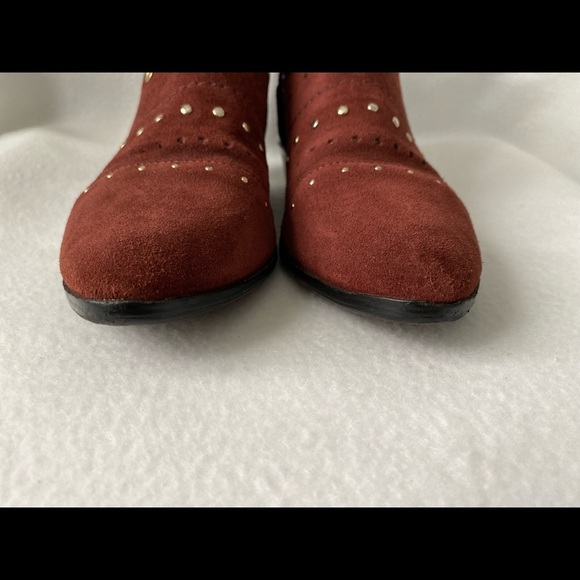 Geox Respira European Size 39 Suede Rust Bootie - Picture 4 of 16
